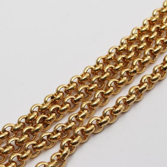 CHANEL Gold Logo Necklace - Picture 9 of 9
